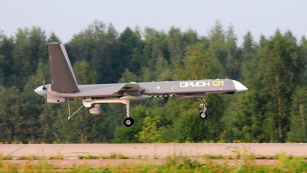 Did the Russian UAV Orion-E fired its first operational shot?